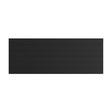 Eastbrook Flat Cover Plate With Lines 600mm x 1600mm - Matt Black - 25.5134 - TAP 'N' SHOWER