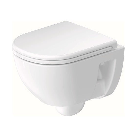 Duravit D - Code Wall - Mounted Toilet Compact 480 mm - White High Gloss – 25150900002 - TAP 'N' SHOWER