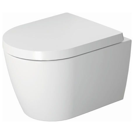 Duravit Me By Starck Compact Wall Mounted Toilet Rimless - High Gloss White - 2530090000
