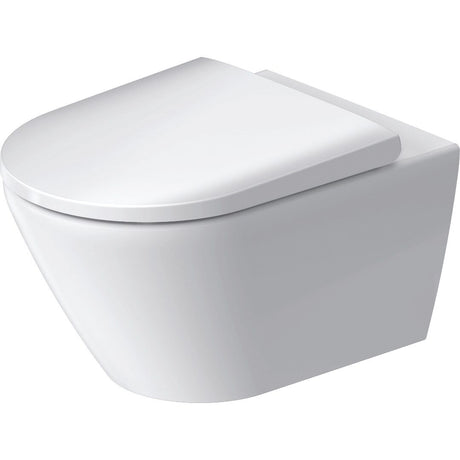 Duravit D-neo Wall Hung Rimless Toilet 400mm X 370mm X 540mm - White - 2577092600