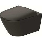 Duravit D-Neo anthracite soft close toilet seat and cover