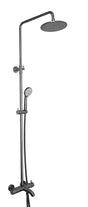 JTP VOS Thermostatic Bar Valve 3 Oulets Adjustable Riser And Multifunction Shower Handle - Brushed Black - 27101BBL