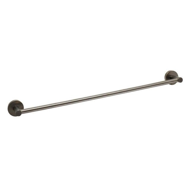 JTP Vos Brushed Black Towel Rail 600mm stainless steel wall-mounted bar for bathroom towels