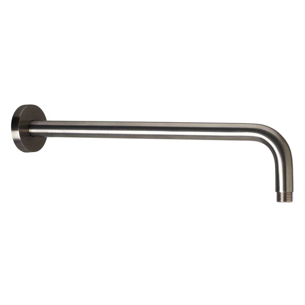 JTP Vos Wall Mounted Brushed Black Shower Arm with sleek, durable, rust-resistant finish and easy installation