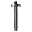 JTP Vos ceiling mounted brushed black shower arm with sleek modern design and durable finish
