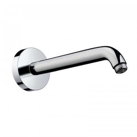 Hansgrohe Shower Arm 23 cm chrome finish with wall mount for showerhead installation