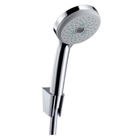 Hansgrohe Croma 100 chrome hand shower with 125 cm hose and multi spray holder set