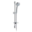 HANSGROHE CROMA 100 shower set with 65 cm adjustable rail, soap dish, and chrome finish