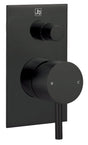 JTP VOS HP1 Single Lever Diverter Valve - Matt Black - 28075MB