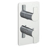 JTP Amore 2 Outlets Thermostat Shower Valve - Chrome - 79671
