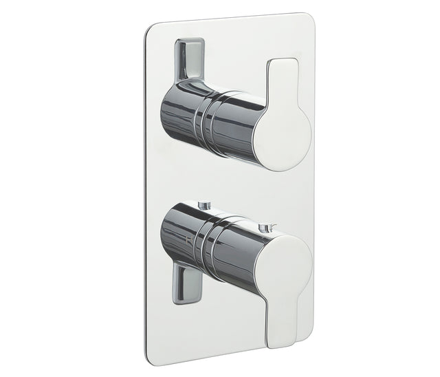JTP Amore 2 Outlets Thermostat Shower Valve - Chrome - 79671