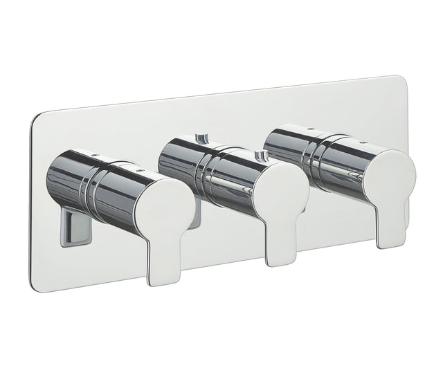 JTP Amore 3 Outlets Thermostat Shower Valve - Chrome - 79692