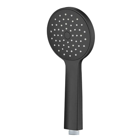 JTP Vos Shower Handset in matt black with universal fit and optimized water flow