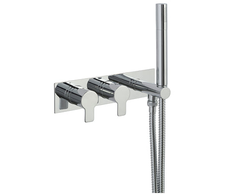 JTP Amore 2 Outlets Thermostat Shower Valve - Chrome - 79868