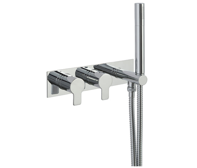 JTP Amore 2 Outlets Thermostat Shower Valve - Chrome - 79868