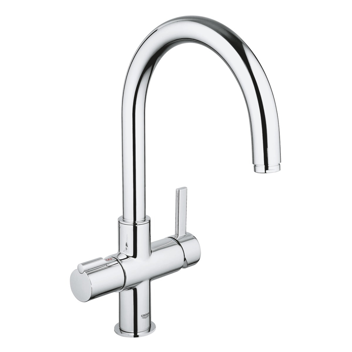 Grohe Red Duo Single-lever Sink Mixer 1/2″ - Chrome - 30033000