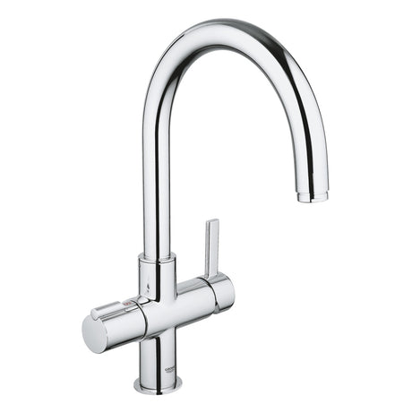 Grohe Red Duo Single-lever Sink Mixer 1/2″ - Chrome - 30033000