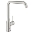Grohe Essence Single - lever Sink Mixer 1/2″ - Supersteel - 30269DC0 - TAP 'N' SHOWER