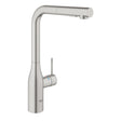 Grohe Essence Single - lever Sink Mixer 1/2″ - Supersteel - 30270DC0 - TAP 'N' SHOWER