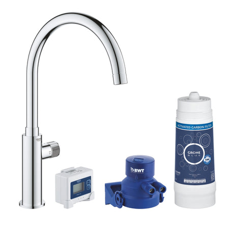 Grohe Blue Pure Mono Starter Kit - Chrome - 30387000
