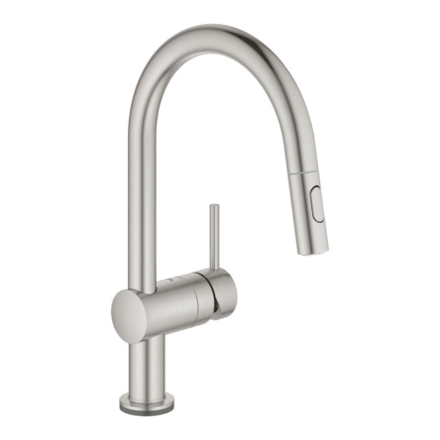 Grohe Minta Touch Electronic Single Lever Sink Mixer 1/2″ - Supersteel - 31358DC2