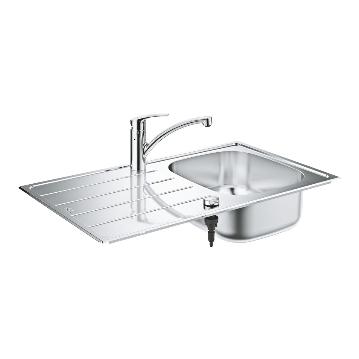 Grohe Eurosmart Kitchen Sink And Tap Bundle - Stainless Steel - 31565SD1