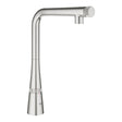 Grohe Zedra Smartcontrol Sink Mixer With Smartcontrol - Supersteel - 31593DC2 - TAP 'N' SHOWER