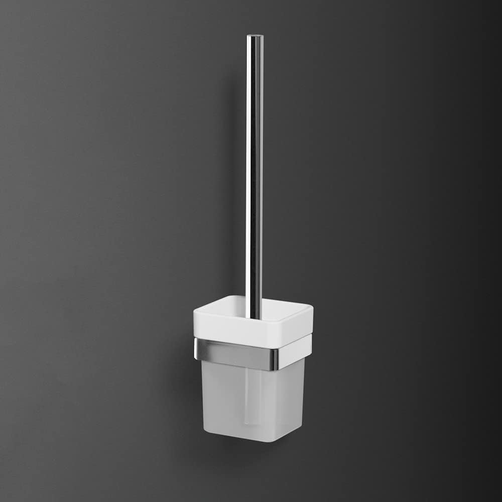 Ideal Standard IOM Square Wall Mounted Toilet Brush & Holder - Chrome - E2194AA - TAP 'N' SHOWER