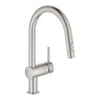 Grohe Minta Single Lever Sink Mixer 1/2″ - Supersteel - 32321DC2