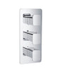 JTP HIX Thermostatic Concealed 2 Outlet Shower Valve - Chrome - 32690