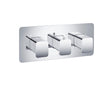 JTP HIX Thermostatic Concealed 2 Outlet Shower Valve - Chrome - 32693