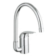 Grohe Euroeco Single - lever Sink Mixer 1/2″ - Chrome - 32752000 - TAP 'N' SHOWER