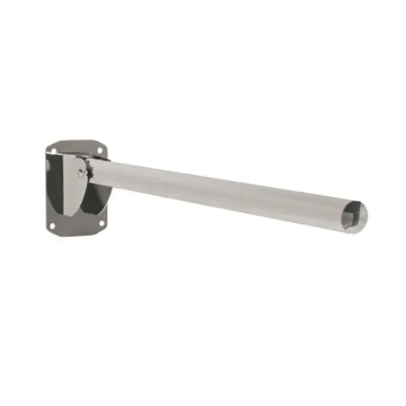 Bathex Friction Single Arm Hinged Stainless Steel Support Rail 760mm - Mirror Polished - 32901MP