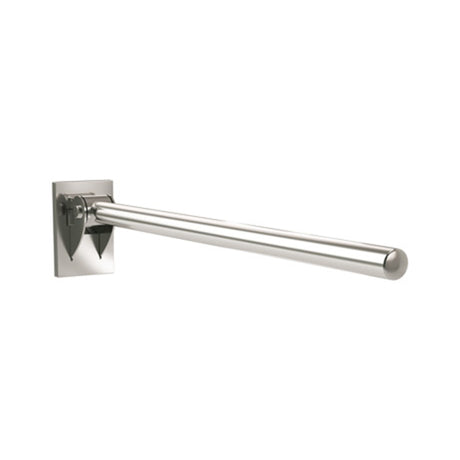 Bathex Friction Single Arm Concealed Stainless Steel Support Rail 800mm - Mirror Polished - 32930MP