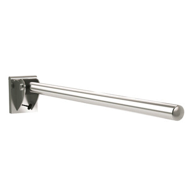 Bathex Friction Single Arm Concealed Stainless Steel Support Rail 800mm - Sateen Polish - 32930SP