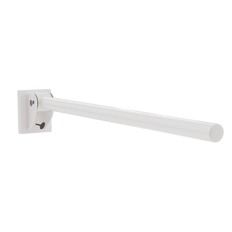 Bathex Friction Single Arm Concealed Removable Stainless Steel Support Rail 800mm - Sateen Polish - 32940SP