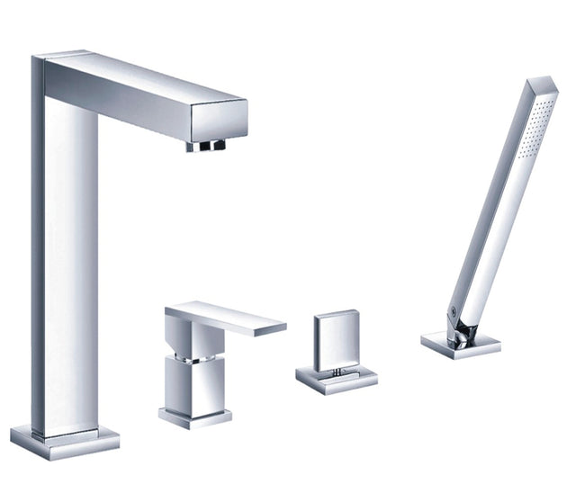 JTP Athena 4 Hole Bath Shower Mixer - Chrome - 862277