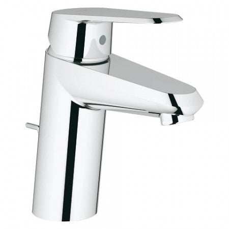 Grohe Eurodisc Cosmo Basin Mixer & Pop Up Waste, Energy Saving S-Size - Chrome - 33190