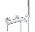Grohe Essence Wall-Mounted bath Shower Mixer Tap With Shower Set - 336