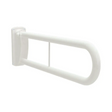 Bathex Essential Double Arm Hinged Support Rail 760mm - White - 33800