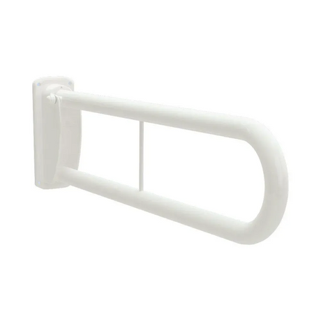 Bathex Essential Double Arm Hinged Support Rail 760mm - White - 33800