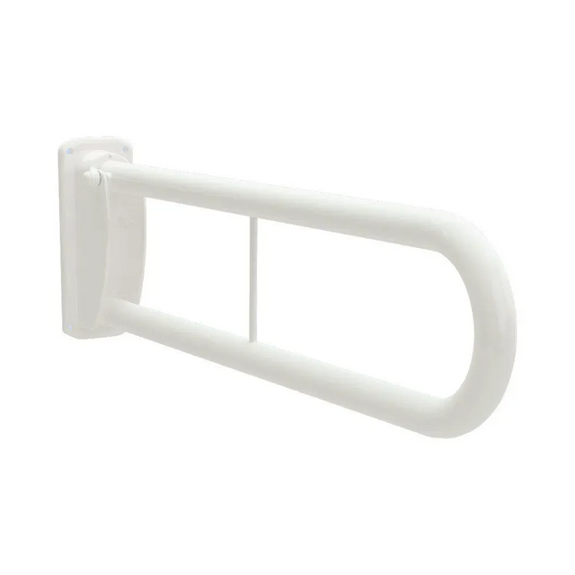 Bathex Essential Double Arm Hinged Support Rail 760mm - White - 33800