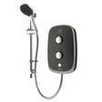 Aqualisa eVolve 8.5kW Electric Shower with Adjustable Head - Grey/Satin Silver - VOXZ25 - TAP 'N' SHOWER