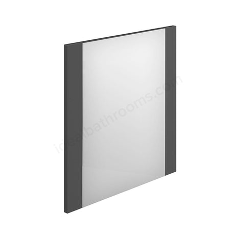Oakham Nevada Rectangular Bathroom Mirror 600mm x 600mm - Grey