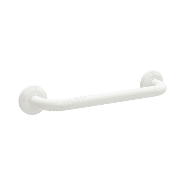 Bathex Professional Mild Steel Grab Rail 300mm - White - 21800C