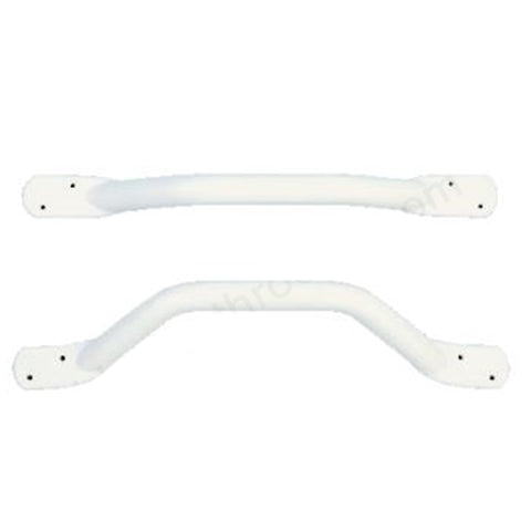 Bathex Essential Flat End Grab Rail 450mm - White - 12200