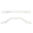 Bathex Essential  Flat End Grab Rail 600mm - White - 12300