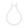 Bathex Professional Plastic Shower Hook - White - 66180 - TAP 'N' SHOWER