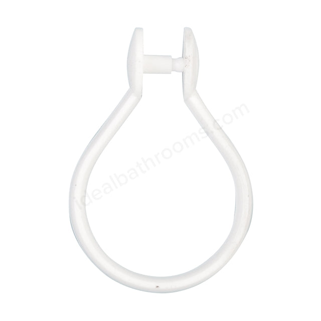 Bathex Professional Plastic Shower Hook - White - 66180