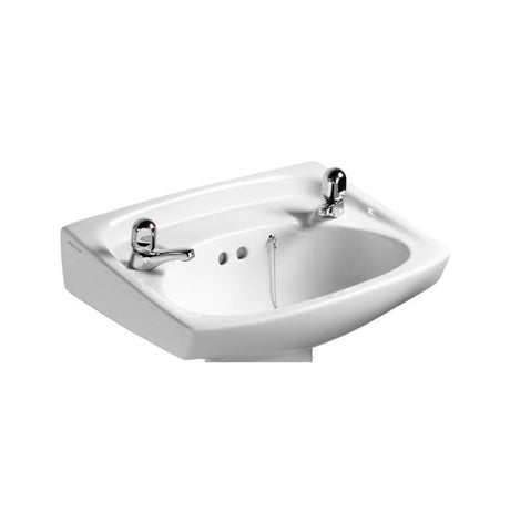 Armitage Shanks Royalex 2 Tap Holes Pedestal Basin 510mm - White - S218001